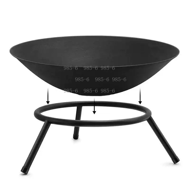 Outdoor Camping Fireplace - Fogueira moderna de ferro fundido para