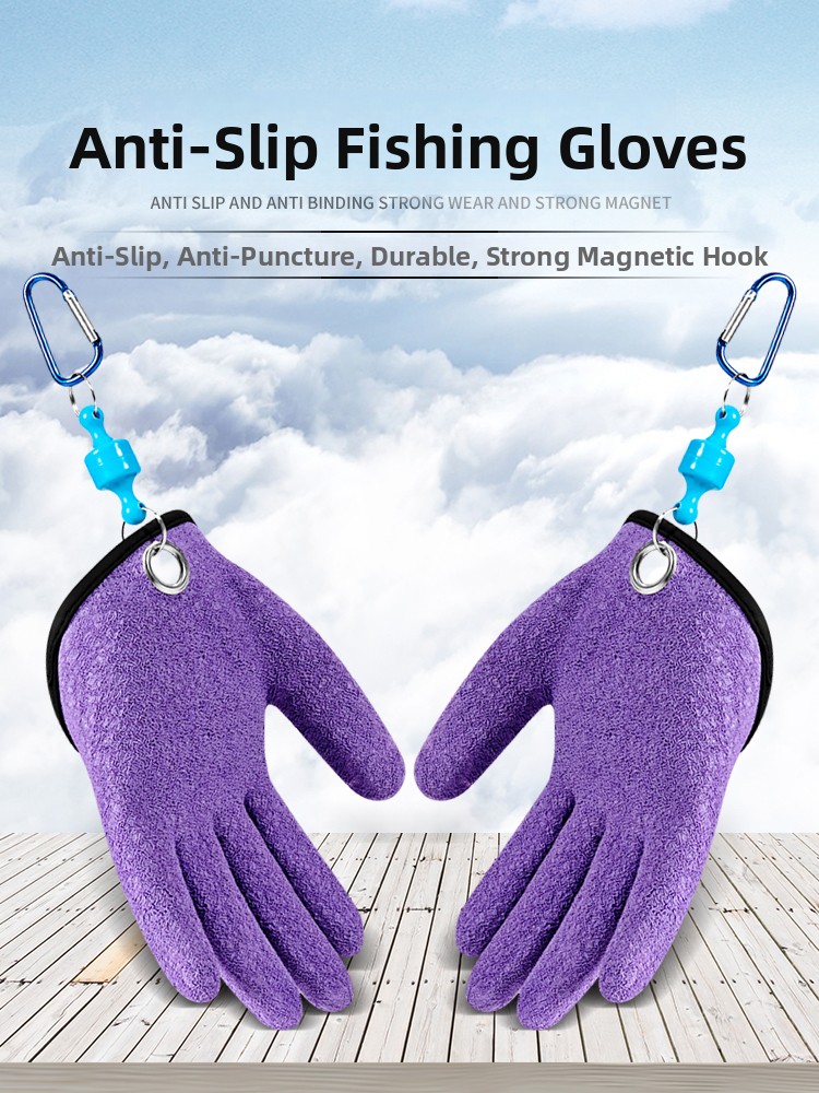 Outdoor Camping Gear Brands - Luva de Pesca Antideslizante e Impermeável
