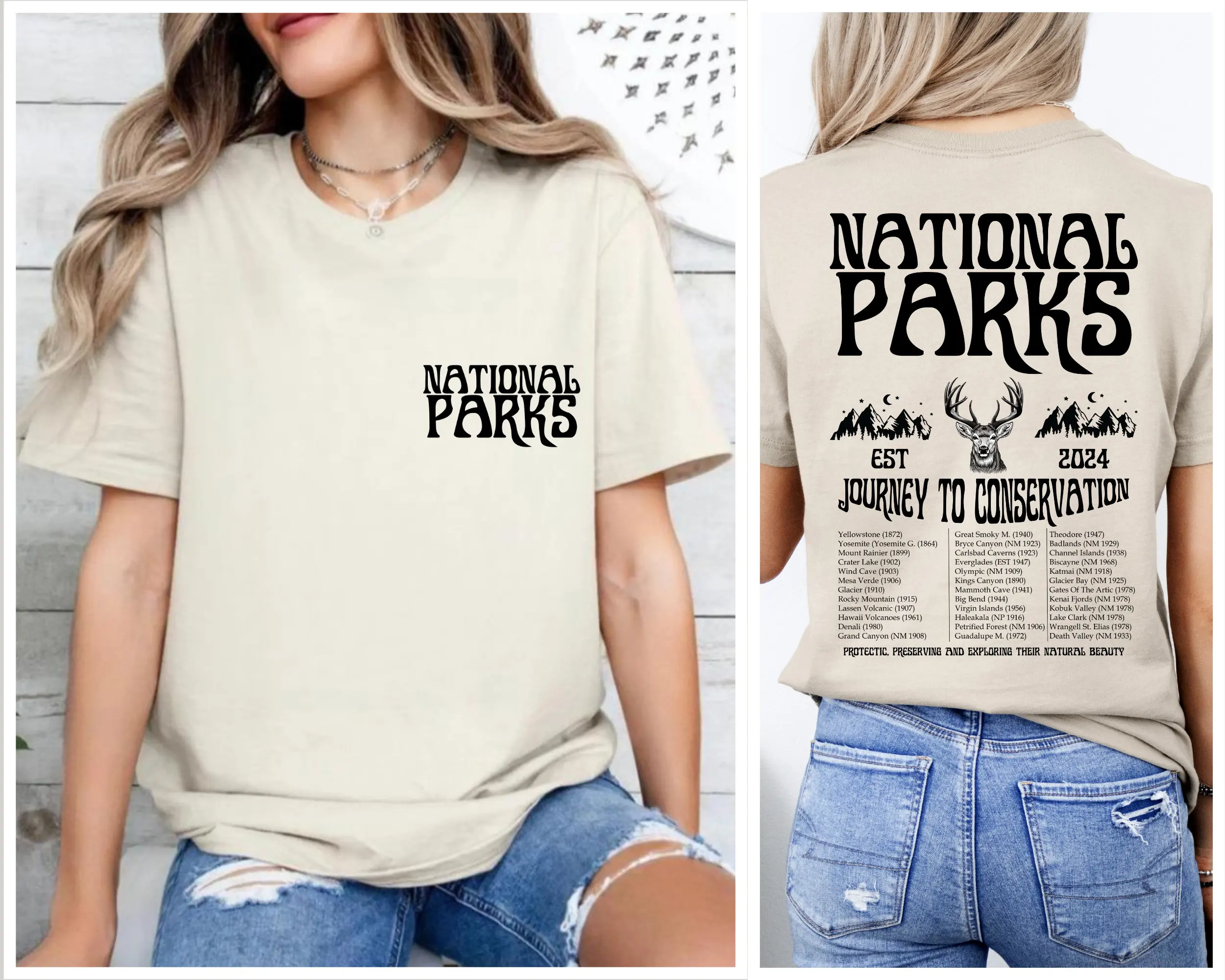 Outdoor Camping Yosemite - Camiseta de Parques Nacionais dos EUA,