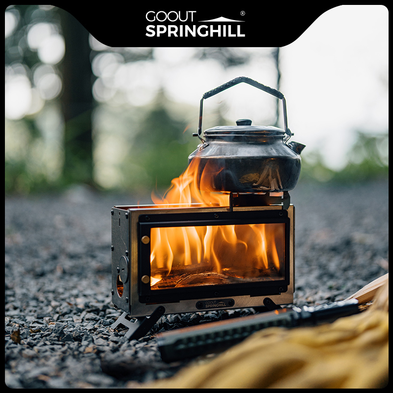 Outdoor Camping Fire Pit - Goout springhill mini fogueira de acampamento