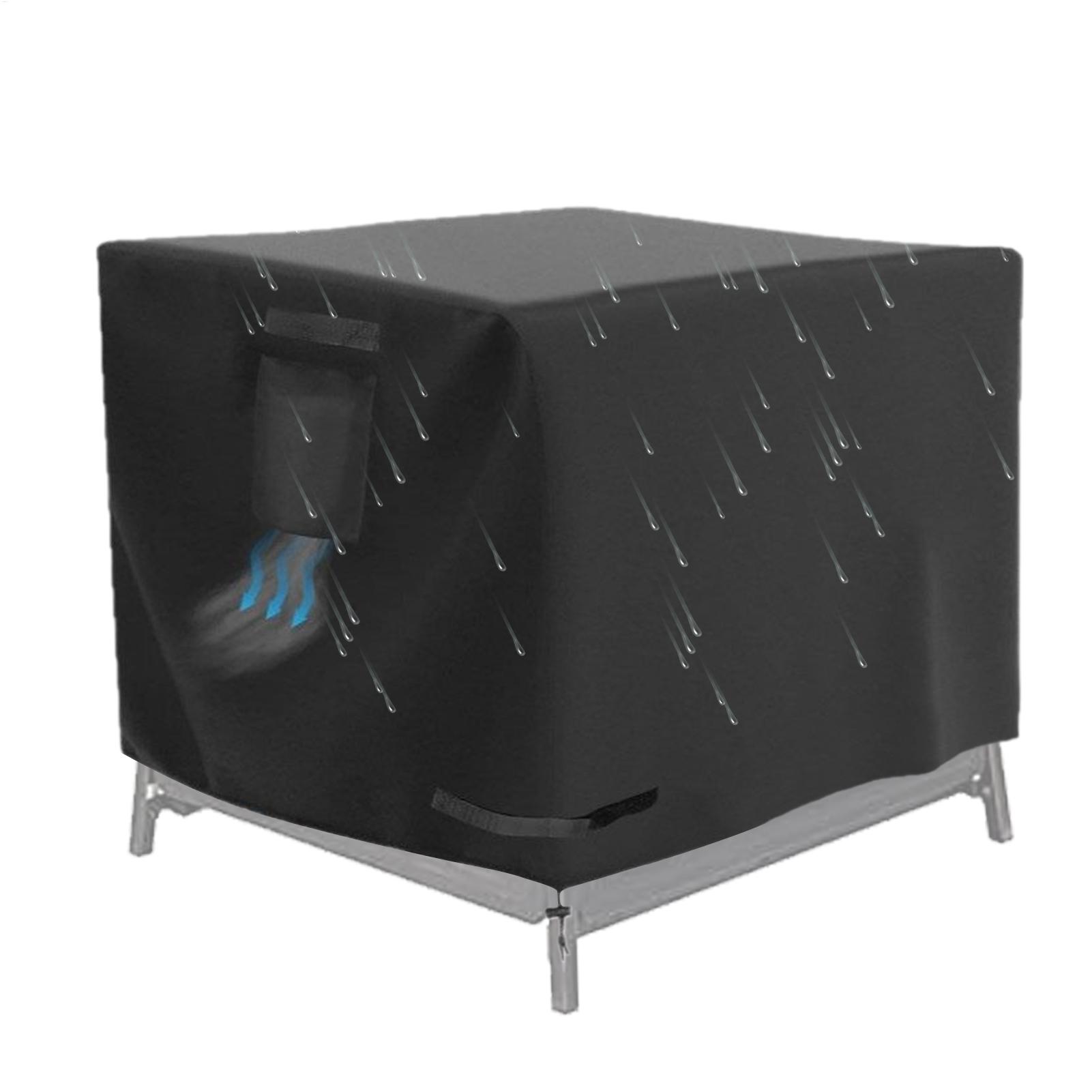 Outdoor Camping Fire Pit - Capa para fogueira quadrada, 30 espaços,