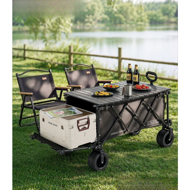 Outdoor Camping Furniture - Carrinho de Camping Dobrável para Exterior,