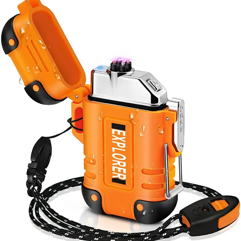 Outdoor Windproof Lighter - 2023 novo à prova dwaterproof água