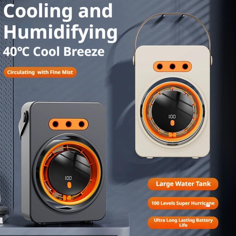 Outdoor Camping Misting Fan - Ventilador de mesa com 5 velocidades