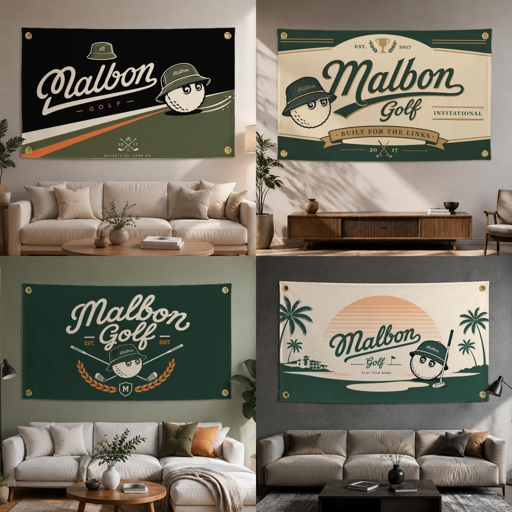 Outdoor Camping Brand - Bandeiras de golfe da marca Malbon,