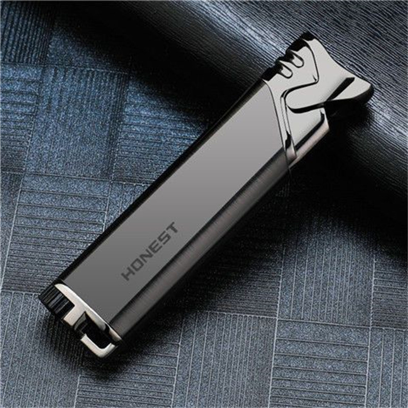 Outdoor Windproof Lighter - Novo metal ultra fino jato fino