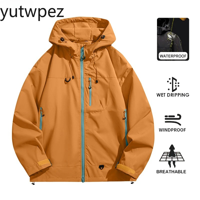 Outdoor Camping Brands - Jaqueta Impermeável Unissex para Hiking, Trekking,