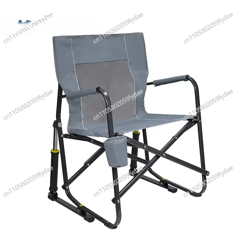 Outdoor Oversized Camping Chair - Cadeira de balanço dobrável de alumínio