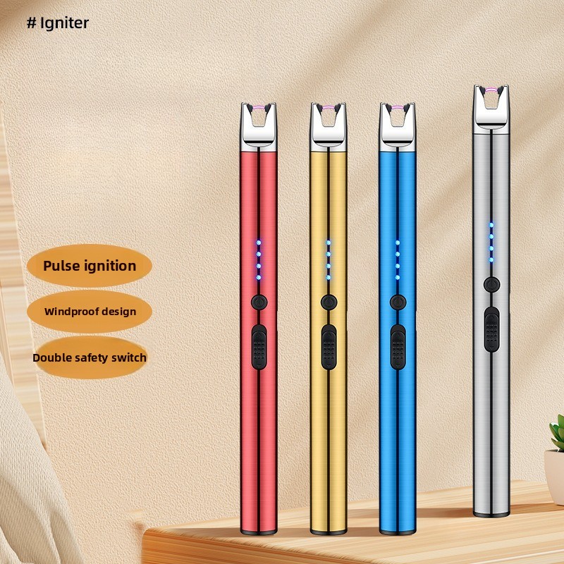 Outdoor Windproof Lighter - Isqueiro Elétrico USB Recarregável 2026 à