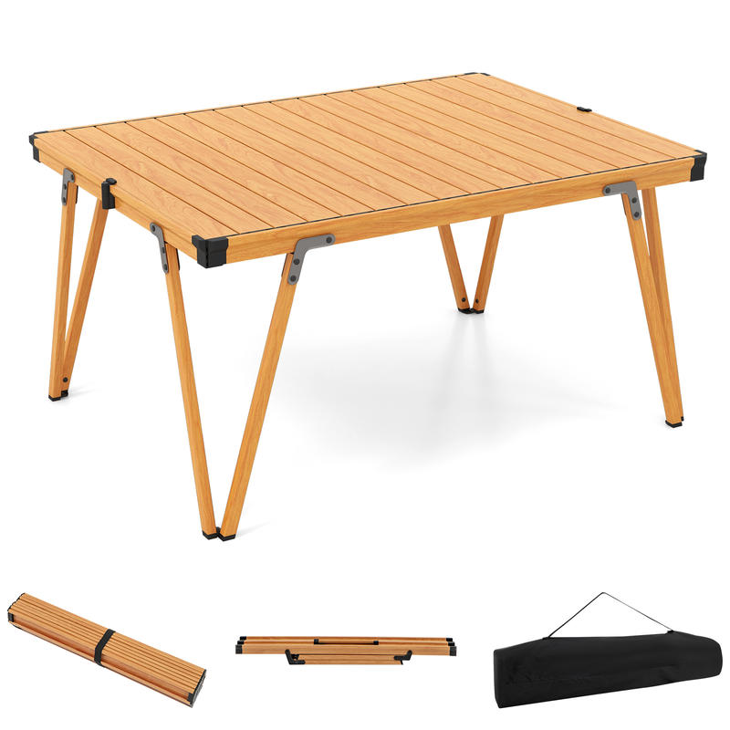 Outdoor Camping Table With Storage - Mesa de Piquenique Dobrável Individual 93