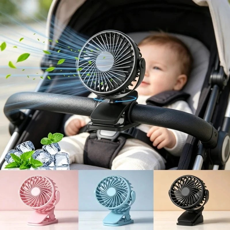 Outdoor Camping Misting Fan - Ventilador Portátil Mini USB Recarregável 720