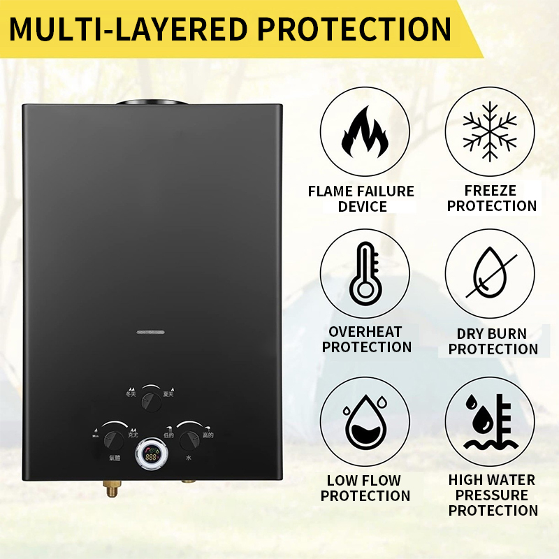 Aquecedor de Água a Gás Instan - Outdoor Camping Water Heater avaliação e preço