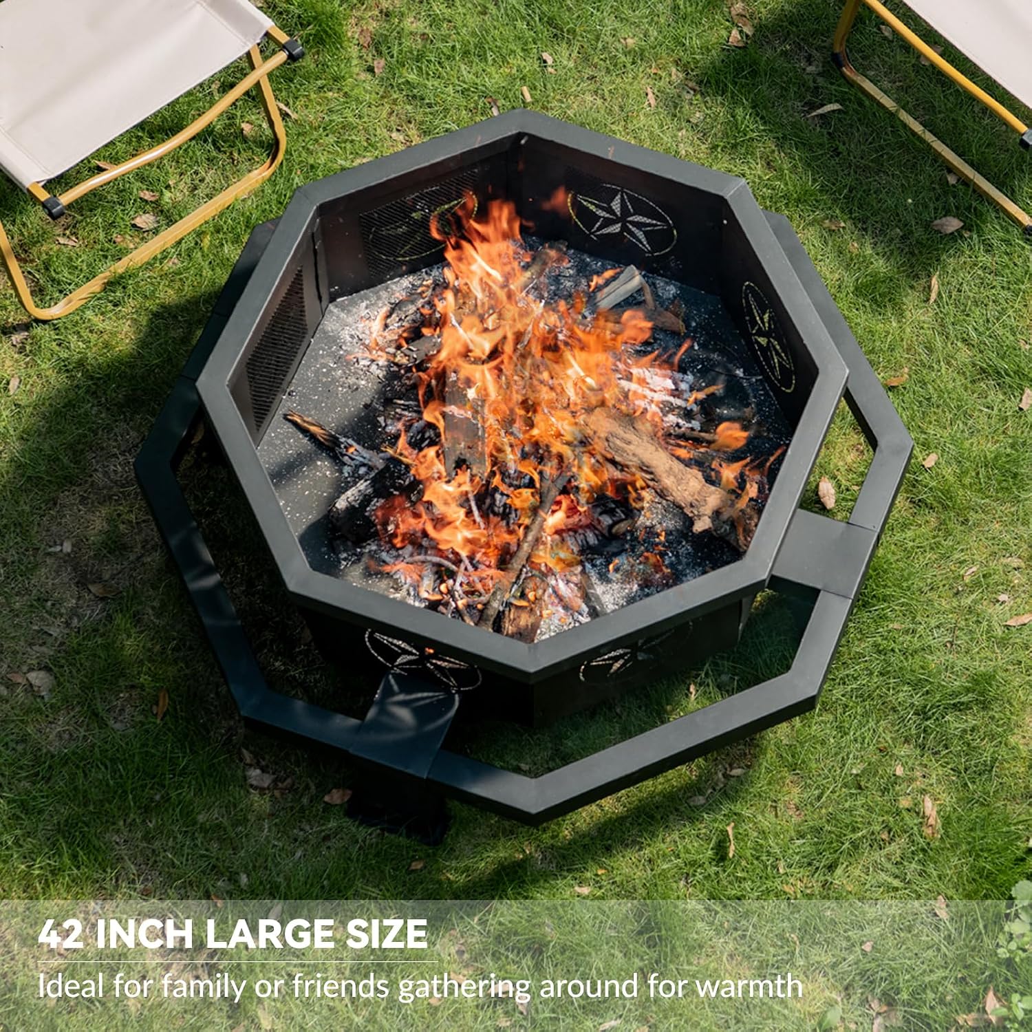 Lareira Externa com Pá para Fo - Outdoor Camping Fireplace avaliação e preço