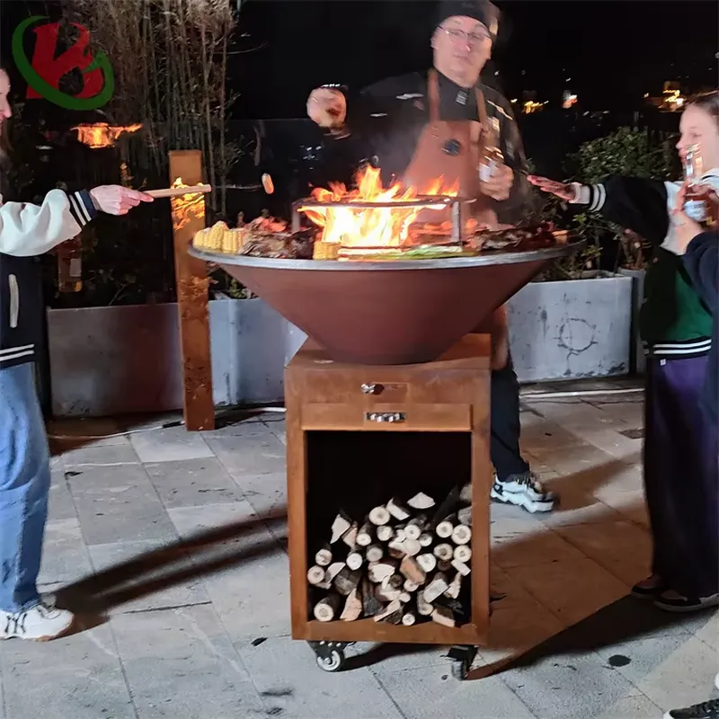 Churrasqueira Portátil de Aço  - Outdoor Camping Fire Pit avaliação e preço