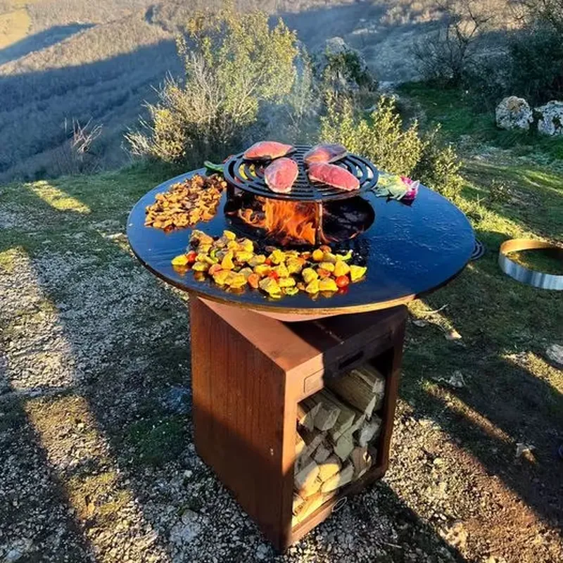Churrasqueira Portátil de Aço  - Outdoor Camping Fire Pit avaliação e preço