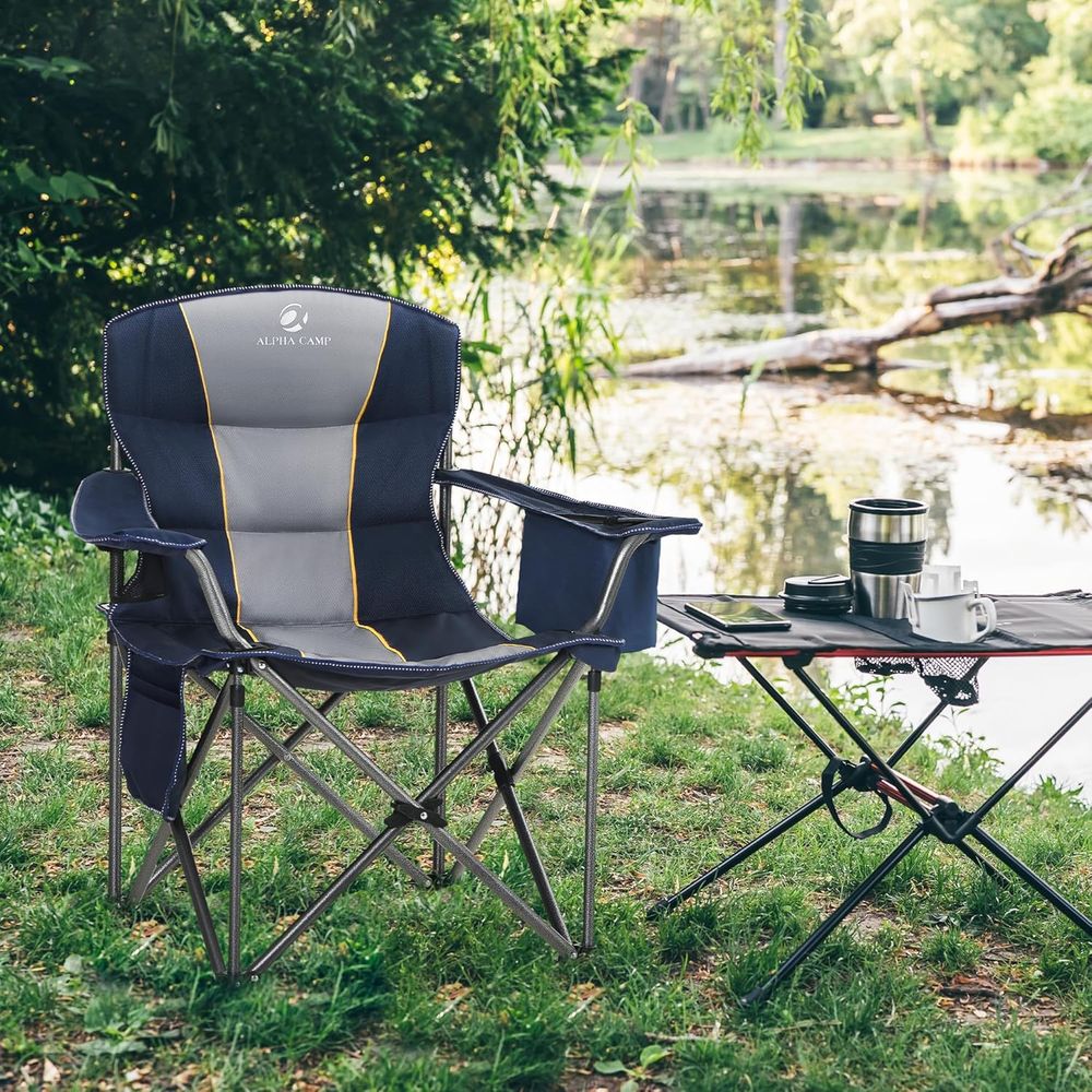 Cadeira de Camping Grande e Re - Outdoor Oversized Camping Chair avaliação e preço
