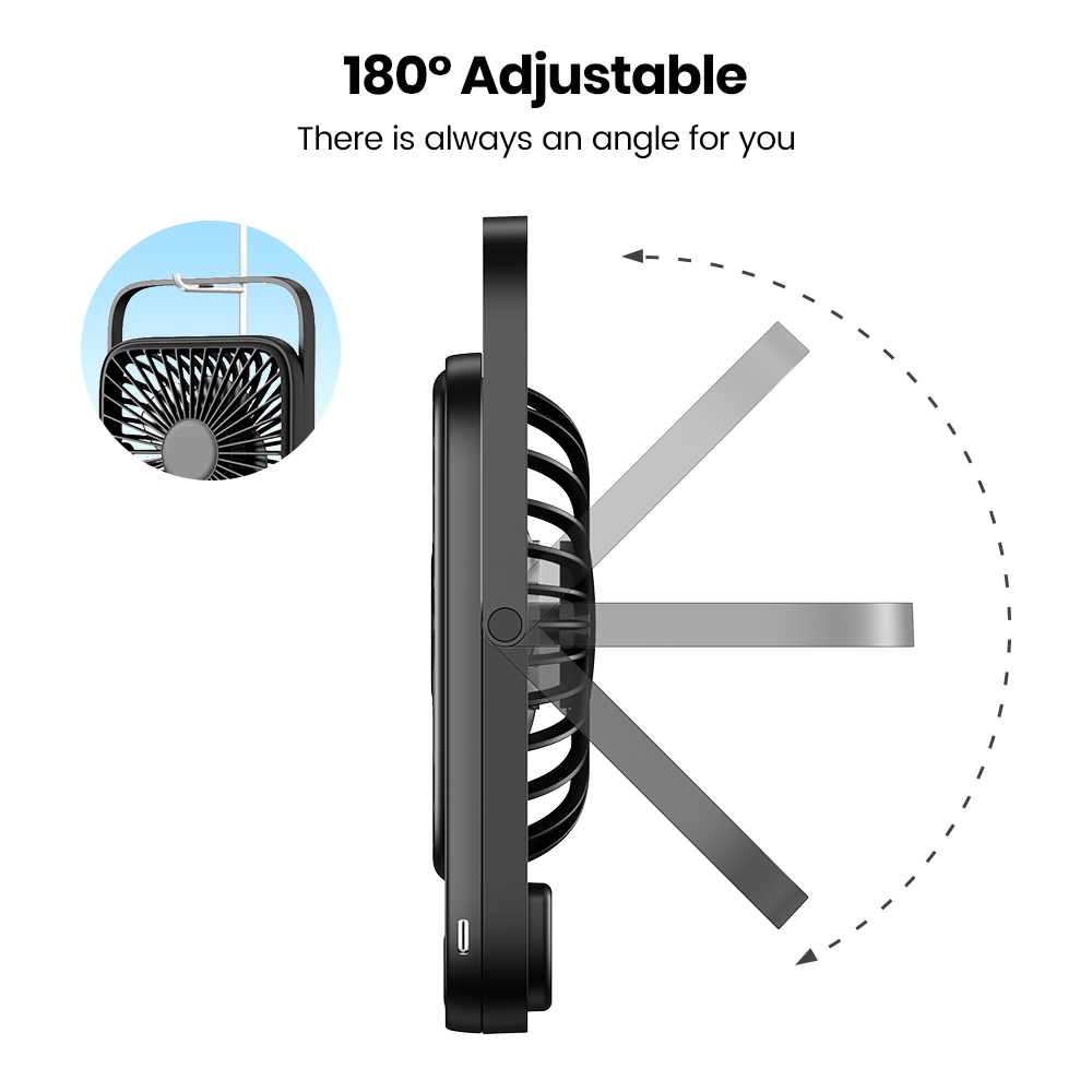 Topk ultra fino mini ventilado - Outdoor Camping Misting Fan avaliação e preço