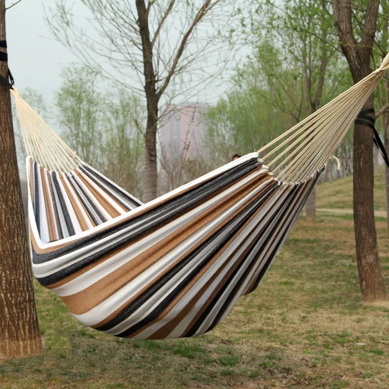 Rede de Lona Sem Varetas de Ma - Camping Hammock avaliação e preço