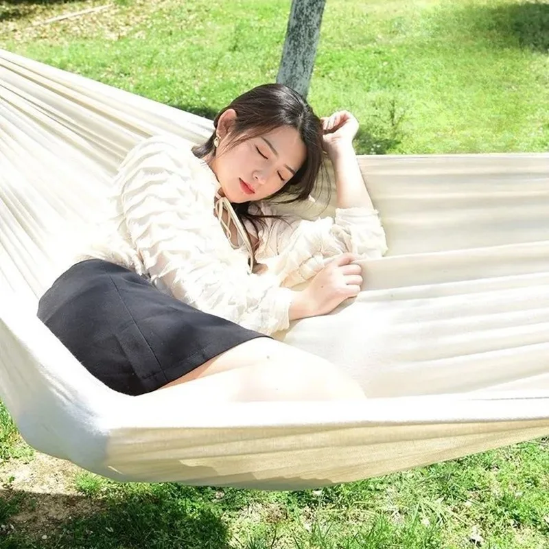 Rede de Lona Sem Varetas de Ma - Camping Hammock avaliação e preço