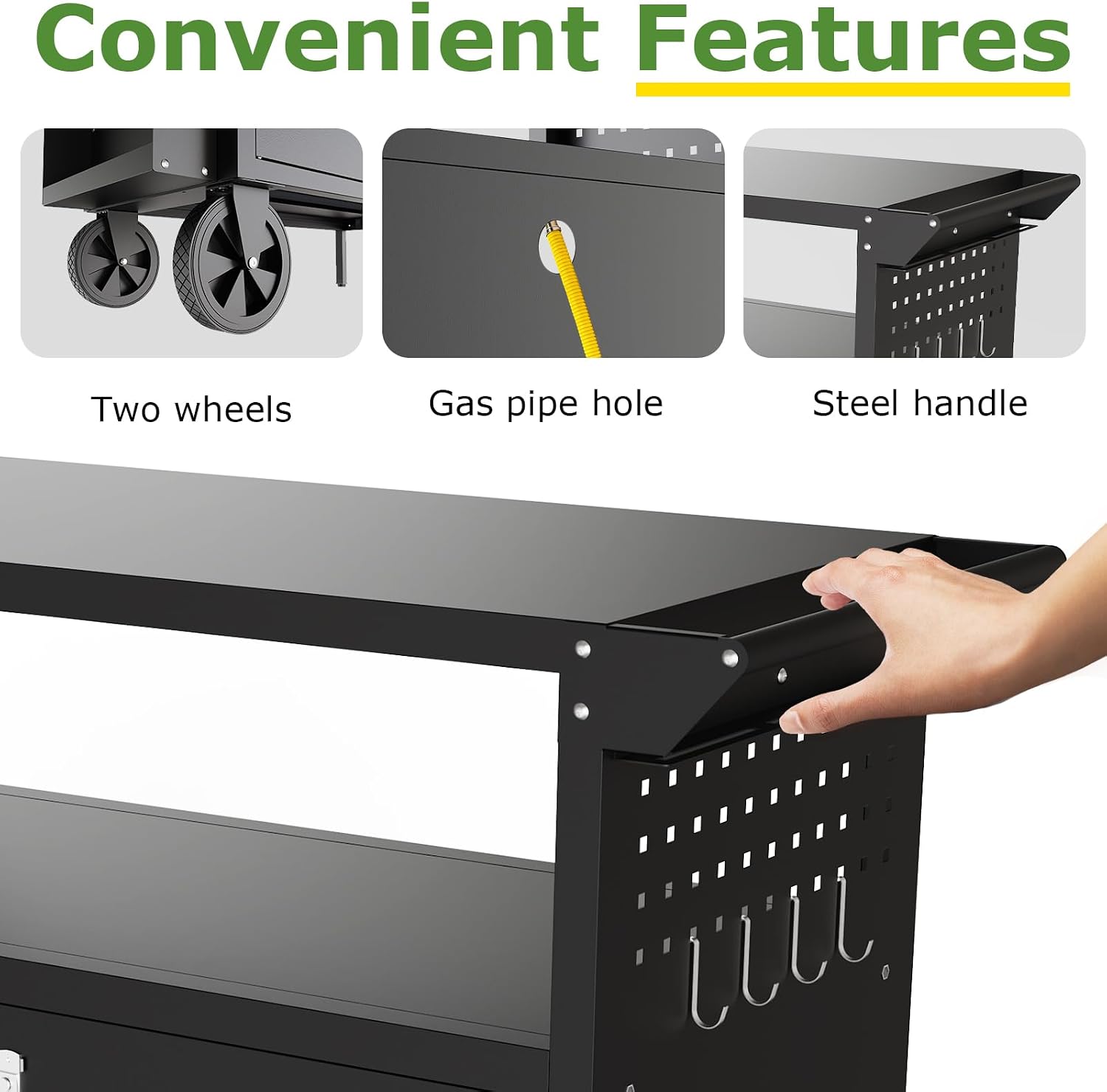 Carrinho de Churrasco para Ext - Outdoor Camping Table With Storage avaliação e preço