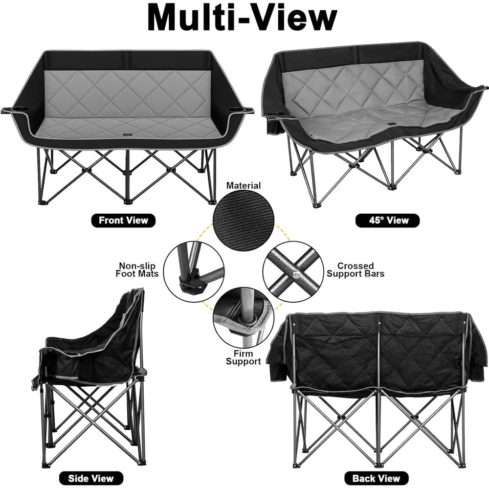 Cadeira de Camping Dupla, Cade - Outdoor Oversized Camping Chair avaliação e preço