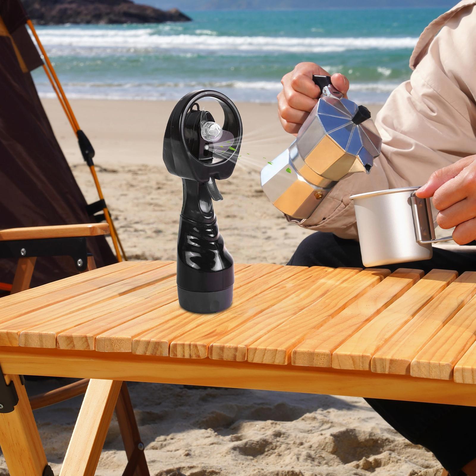 Ventilador de nebulização port - Outdoor Camping Misting Fan avaliação e preço