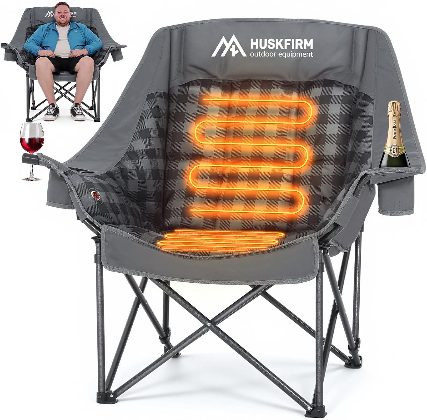 Cadeira de Acampamento Aquecid - Outdoor Oversized Camping Chair avaliação e preço
