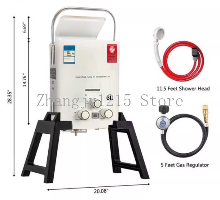Aquecedor de água sem tanque a - Outdoor Camping Water Heater avaliação e preço