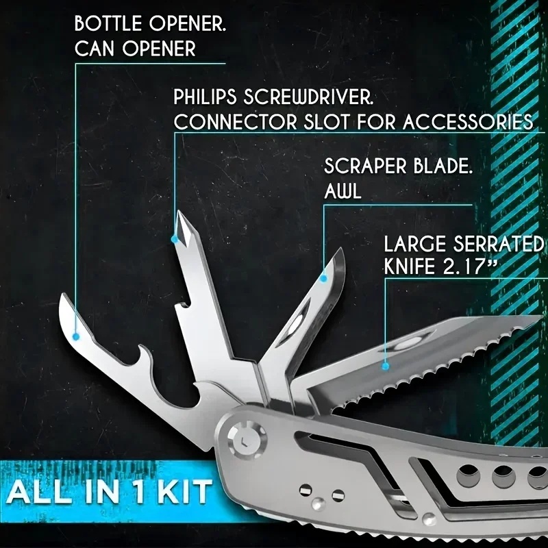 Multiferramenta 24 em 1, Equip - Camping Knife Multi-Tool avaliação e preço