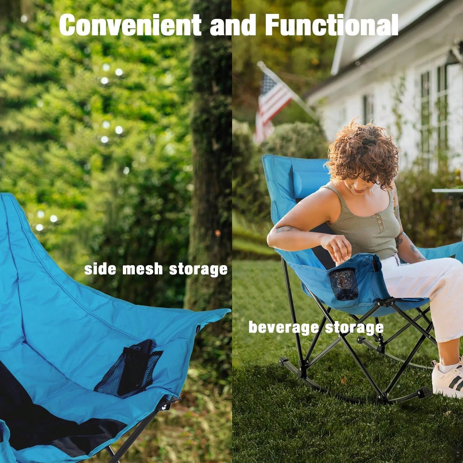 Cadeira de Camping Dobrável pa - Outdoor Oversized Camping Chair avaliação e preço