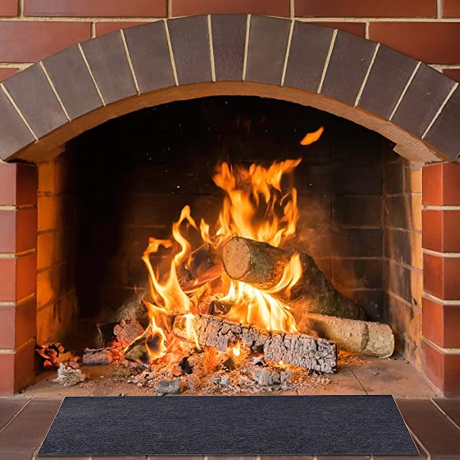 Tapete de lareira à prova de f - Outdoor Camping Fireplace avaliação e preço