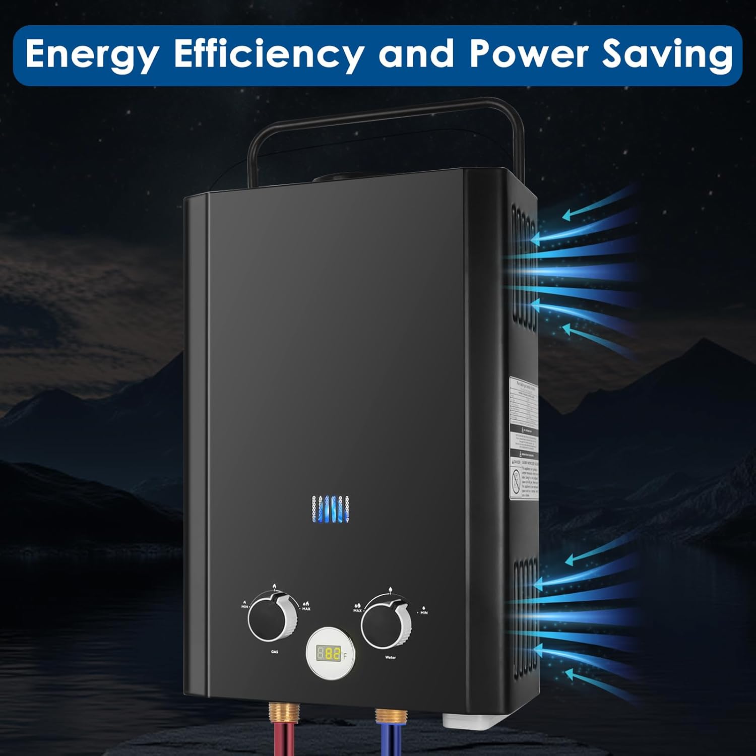 Aquecedor de Água Sem Tanque a - Outdoor Camping Water Heater avaliação e preço