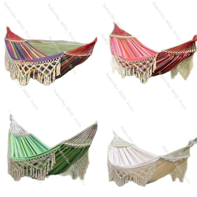 Rede de Descanso Dupla de Lona - Camping Hammock avaliação e preço