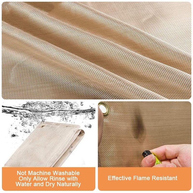 Tapete Protetor de Chão para F - Outdoor Camping Fireplace avaliação e preço