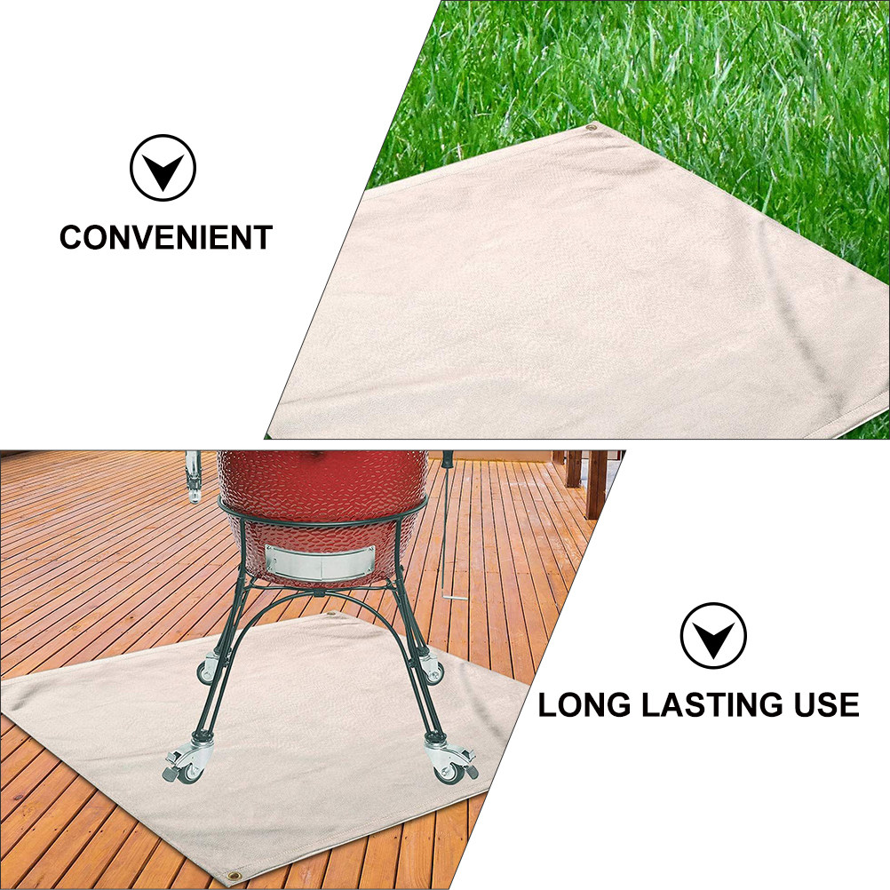 1 unidade de tapete resistente - Outdoor Camping Fire Pit avaliação e preço