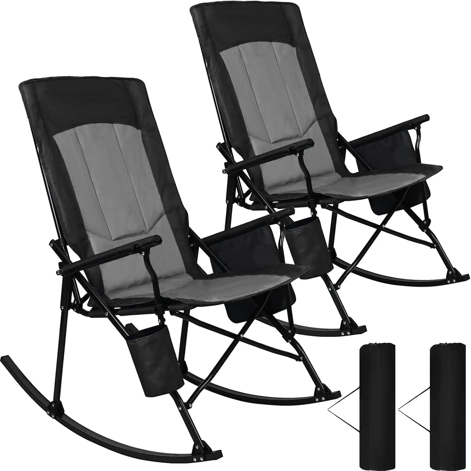 Conjunto de 2 Cadeiras de Bala - Outdoor Oversized Camping Chair avaliação e preço