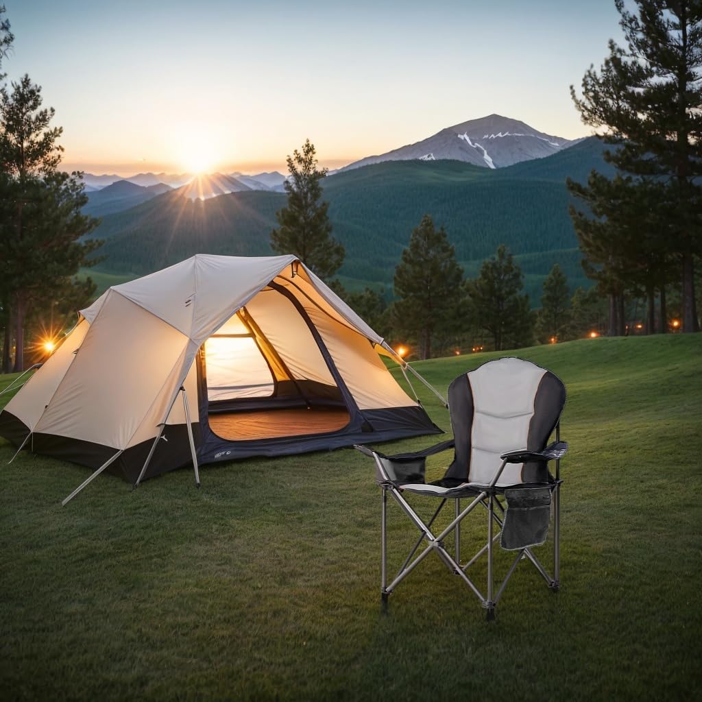 Cadeira de Camping Dobrável Gr - Outdoor Oversized Camping Chair avaliação e preço