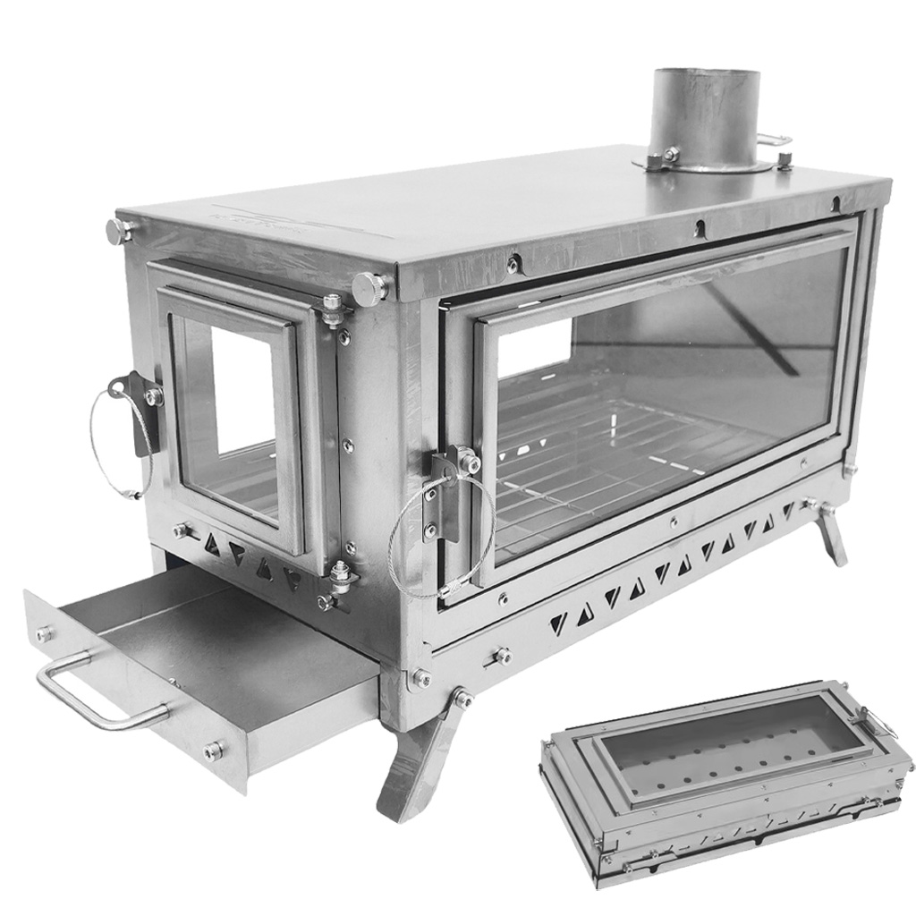 Fogão de Barraca de Titânio DA - Outdoor Camping Fireplace avaliação e preço