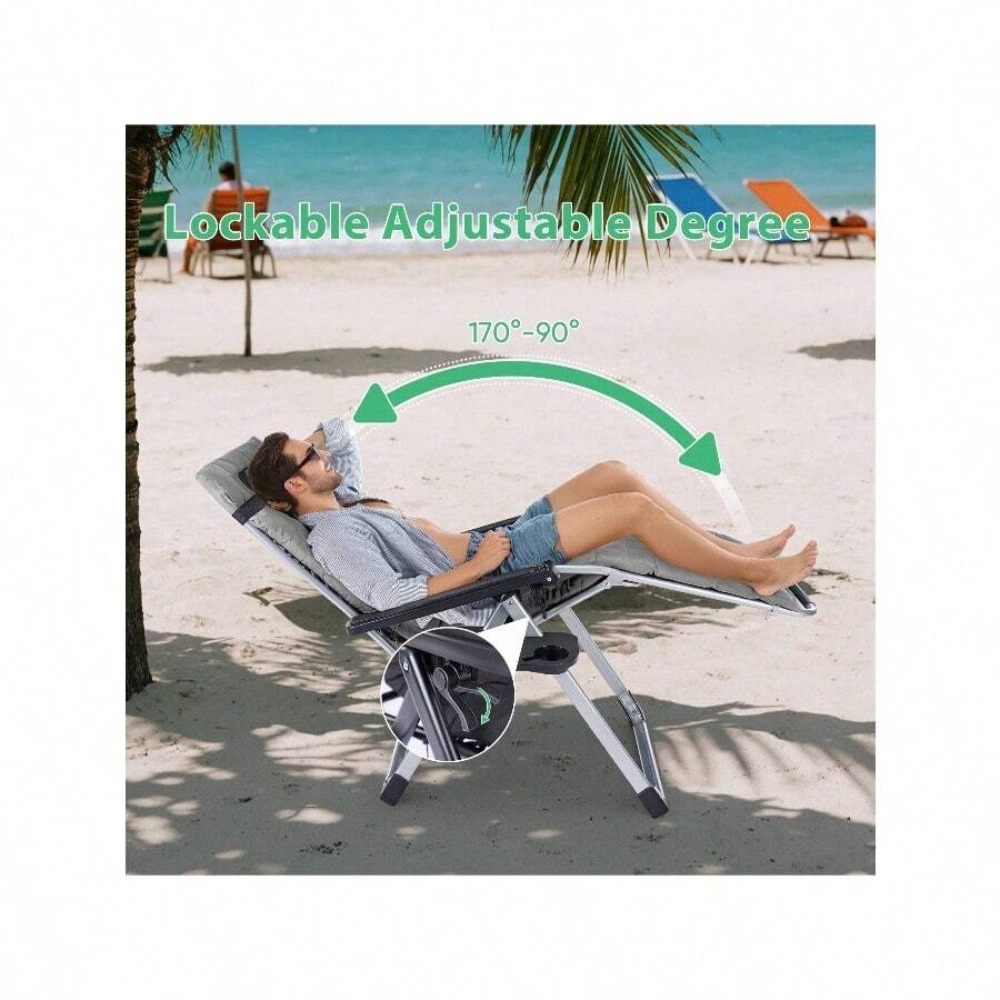 Cadeira Dobrável Zero Gravity  - Outdoor Oversized Camping Chair avaliação e preço