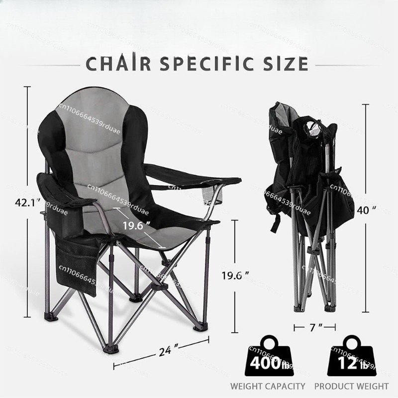 Cadeira dobrável para camping  - Outdoor Oversized Camping Chair avaliação e preço