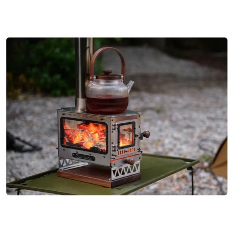 Fogão a Lenha Portátil Mini Wi - Outdoor Camping Fireplace avaliação e preço
