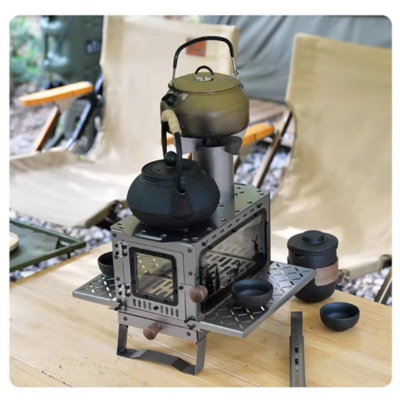Fogão a Lenha Portátil Mini Wi - Outdoor Camping Fireplace avaliação e preço
