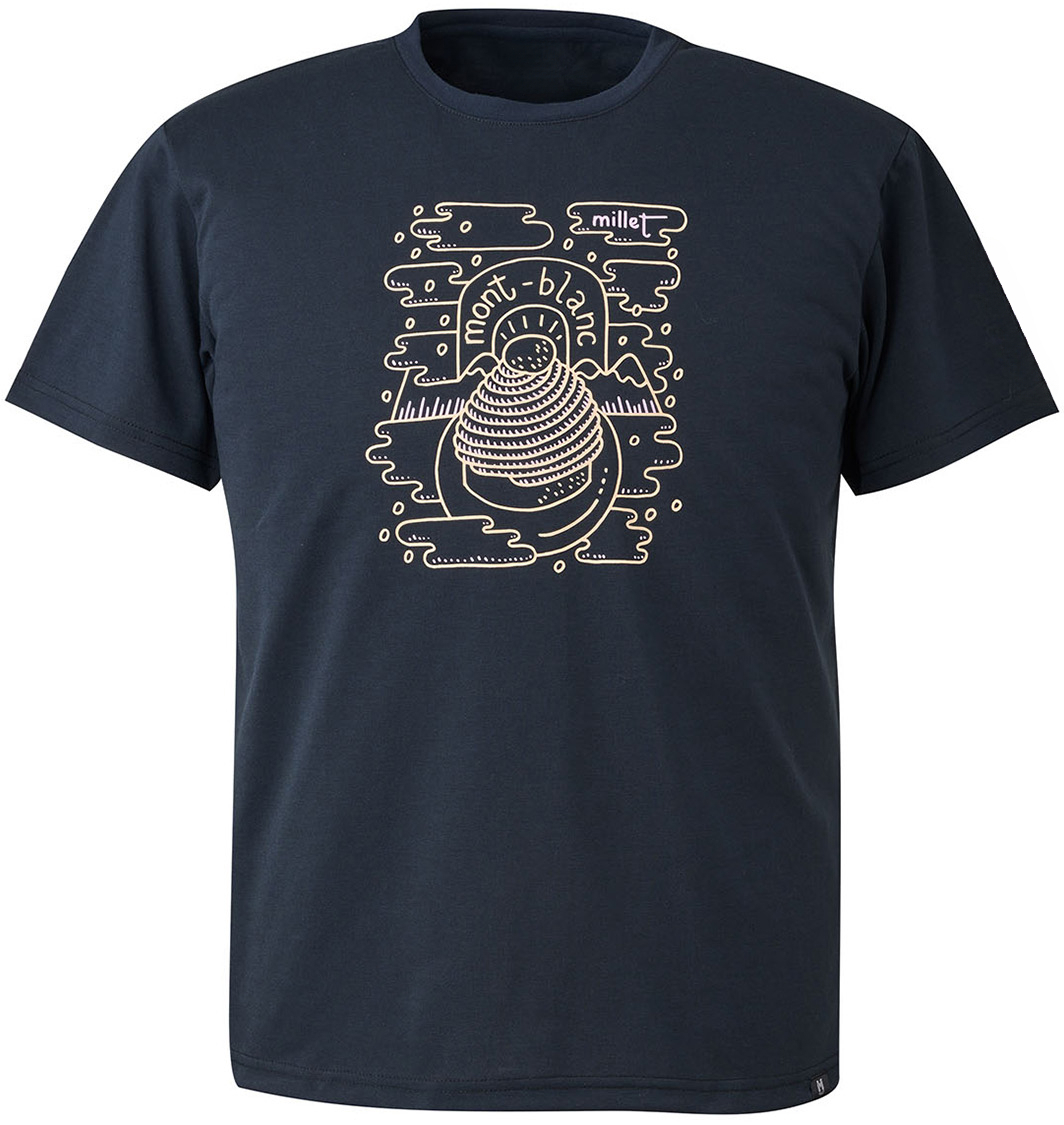 Camiseta gráfica de algodão pa - Outdoor Camping Gear Brands avaliação e preço