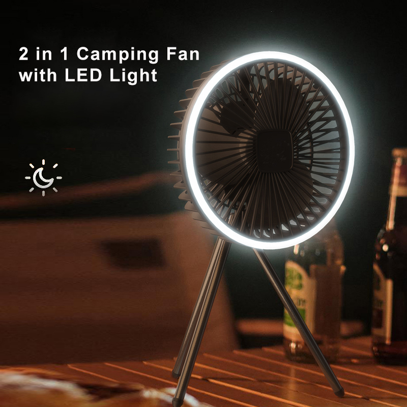 Ventilador portátil para campi - Outdoor Camping Misting Fan avaliação e preço