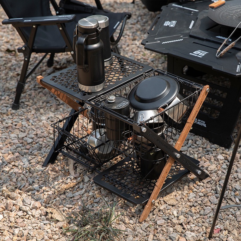 Cesto Organizador Portátil Dob - Outdoor Camping Table With Storage avaliação e preço