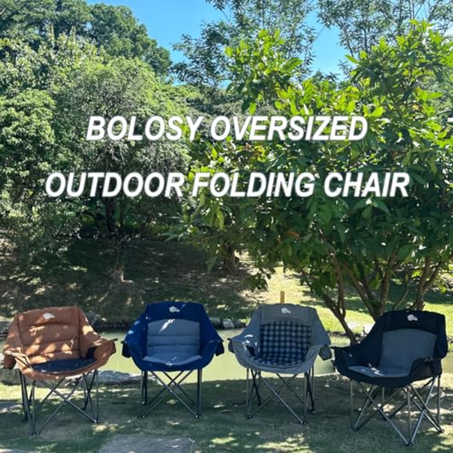 Cadeira de Camping Grande para - Outdoor Oversized Camping Chair avaliação e preço