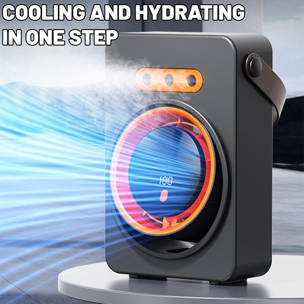Ventilador de mesa com 5 veloc - Outdoor Camping Misting Fan avaliação e preço