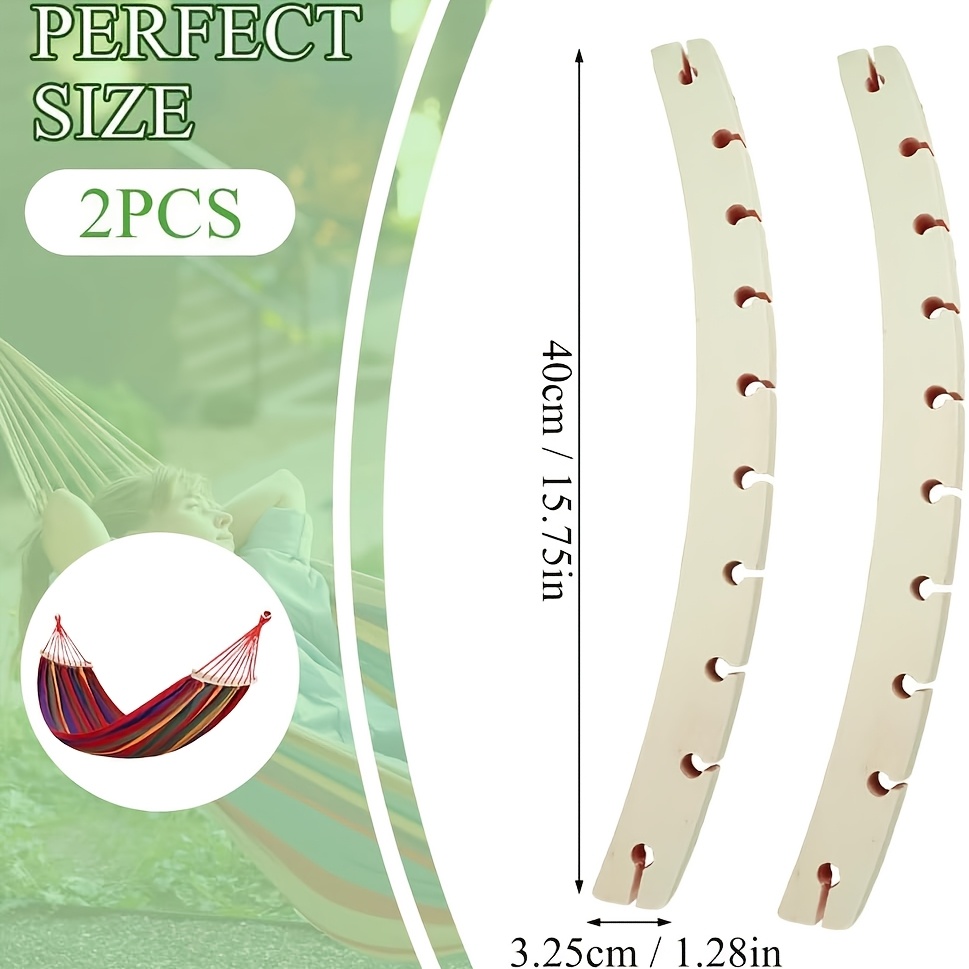 2 Peças Barras de Madeira Dest - Camping Hammock avaliação e preço