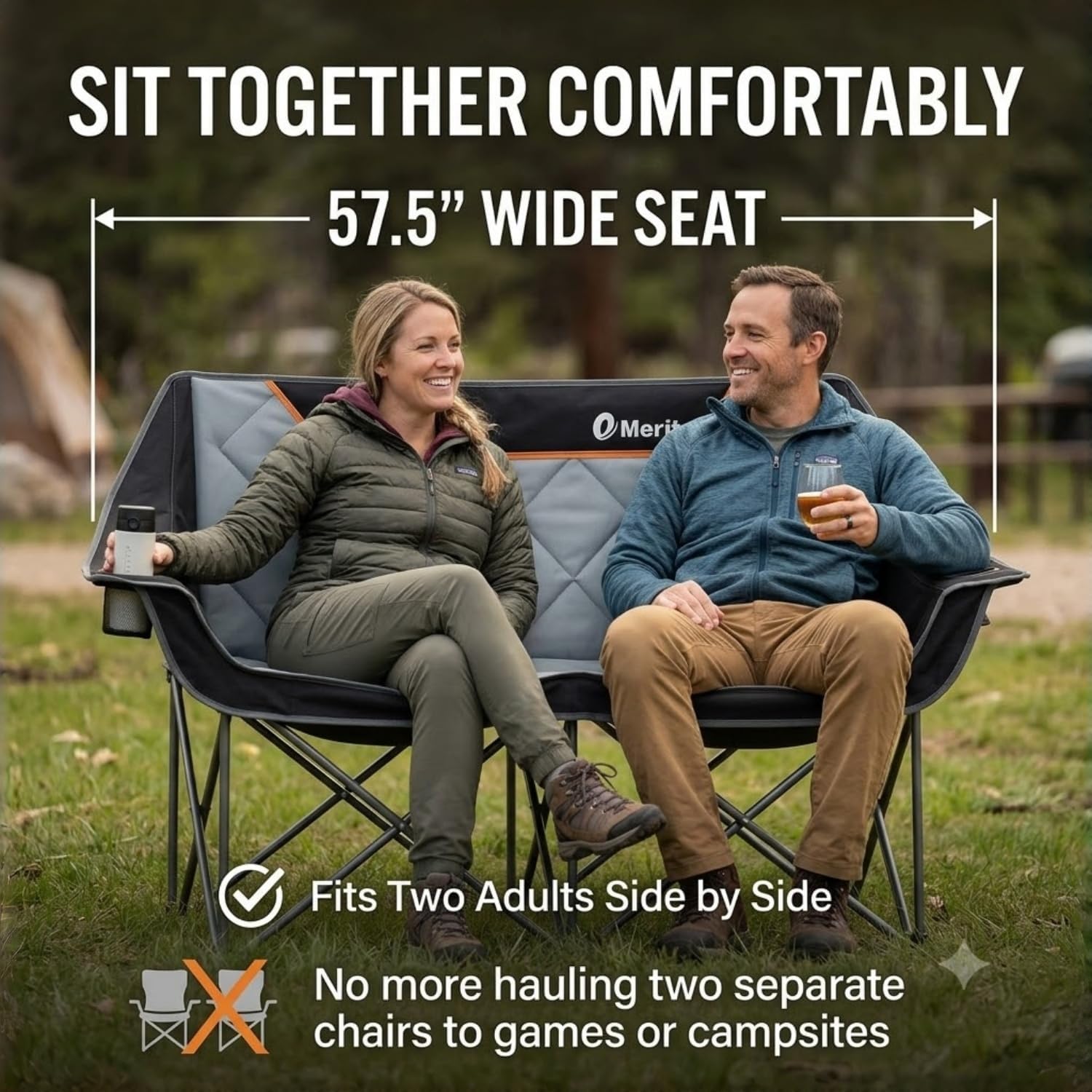 Cadeira de Camping Dobrável Re - Outdoor Oversized Camping Chair avaliação e preço