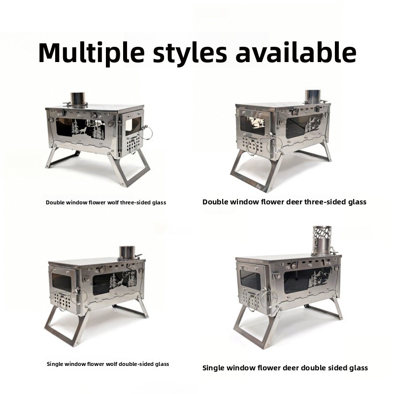 Fogão a Lenha Portátil Dobráve - Outdoor Camping Fire Pit avaliação e preço